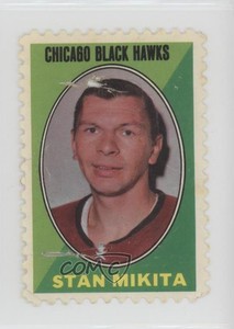 1970-71 Topps Sticker Stamps Stan Mikita HOF