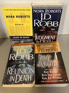 Lot of 4 J D Robb In Death Series Paperback Books - Eve Dallas Series - Picture 1 of 6
