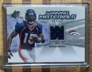 2006 Upper Deck SPX Winning Materials Relic BRANDON MARSHALL Rookie RC #WMR-BM - Bild 1 von 2