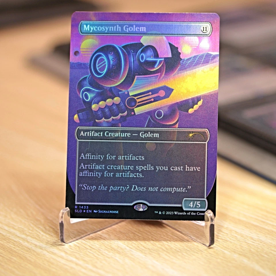 Mycosynth Golem R Foil #1433 | SLD Secret Lair Drop Mycosynthwave | MTG - Image 1 of 1