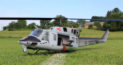 ROBAN 800 Size ARF Huey Navy UH-1N RC Helicopter SM2.0 Version Scale Model - Image 1 of 4