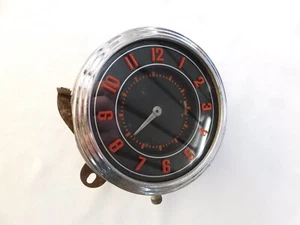 OEM Ford 1946 1947 1948 Dash Clock Gauge Super Deluxe - issues - Picture 1 of 8