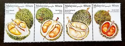 Malaysia King Of Fruits Durian 2021 Food Plant (stamp) MNH - Image 1 of 4