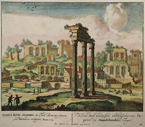 Rom - Forum Romanum - Rare Ansicht von Peter Schenk - Original 1710 - Rome, Roma
