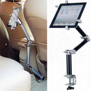 iPad Clamp Mount Desk Car Tablet Holder with Super Stable Aluminum Arm Sturdy - Picture 1 of 13
