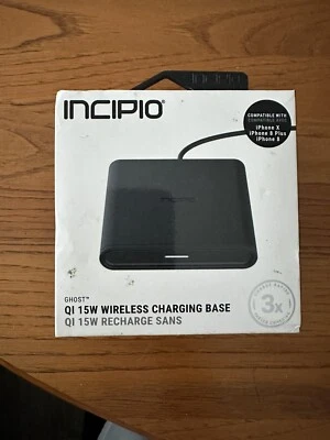 New in Box Incipio QI 15W Wireless Charging Base - Image 1 of 3