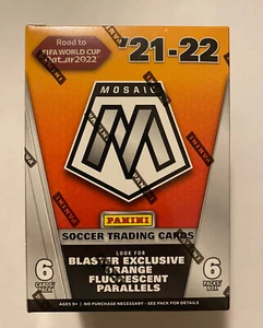 2021-2022 Mosaic Road To Fifa World Cup Qatar Blaster Box (Brand new Sealed) - Picture 1 of 14