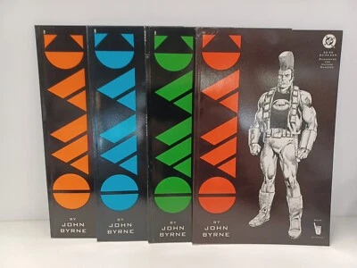 JUEGO COMPLETO OMAC #1,2,3,4 John Byrne Jack Kirby DC Comics 1991 FORMATO PRESTIGIO Foto 1 de 4