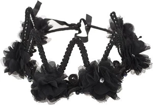 Corona de pelo vintage TOMIKO CORONA Butterfly perlas FLOWER accesorios para el cabello Rockabilly - Imagen 1 de 2