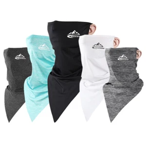 Neck Gaiter Half Face Mask Shield Neck Tube Scarves Head Scarf Balaclava Bandana - Picture 1 of 17