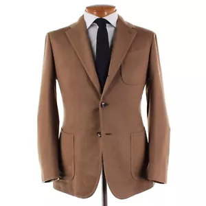 Stile Latino NWT Cashmere Blend Sport Coat Size 48R (38R US) In Brown - Picture 1 of 11