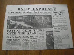 WW2 WARTIME NEWSPAPER - DAILY EXPRESS - DECEMBER 4th 1944 - Picture 1 of 2