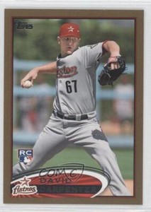 2012 Topps Gold /2012 David Carpenter #595 Rookie RC