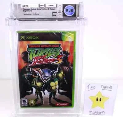 Teenage Mutant Ninja Turtles III TMNT 3 New Xbox 2005 Sealed WATA 9.8 A+ TOP POP - Image 1 of 3