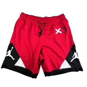 Air Jordan Shorts Jumpman Basketball Mens Small Red X3 Nike - Bild 1 von 10