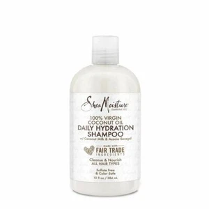 Shea Moisture 100% Virgin Coconut Oil Daily Hydration Shampoo 384ml - Picture 1 of 2