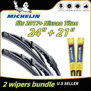 Wipers 2-Pack Premium Wiper Blades fits 2017+ Nissan Titan - 19240/210 - Picture 1 of 11