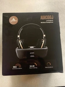 Wireless TV Headphones 2.4GHz Digital Over-Ear Stereo Headphone ( ARTISTE BRAND - Picture 1 of 9