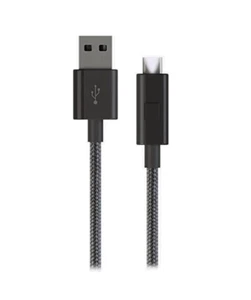 Verizon Charging Cable 6 Feet Micro USB to USB-A With LED BLACK GREY PINK WHITE - Picture 1 of 20