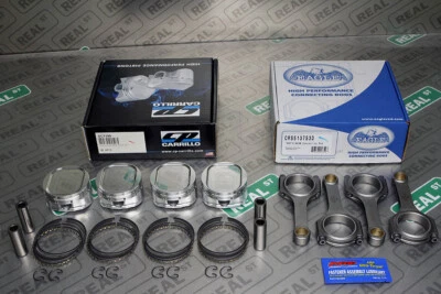 CP Pistons Eagle Rods For Impreza WRX EJ205 8.5:1 92mm SC7399/CRS5137S3D - Image 1 of 4