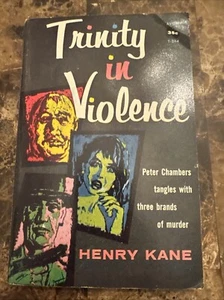 Henry Kane - Trinity in Violence - Avon T-264 1958 - Bild 1 von 11