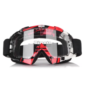 Motocross Goggles Helmet Sport Racing Motorcycle Glasses Eyewear Clear Lens - Bild 1 von 4