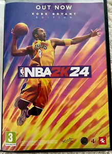 NBA 2K24 RARE PS4 PS5 XBOX ONE Series X 42cm x 59cm Promotional Poster - Picture 1 of 1