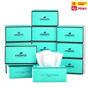Ultra Soft 4-Ply Strong Facial Tissues, 24 x 320 Sheets total 7680 Sheets Tissue - Picture 1 of 11