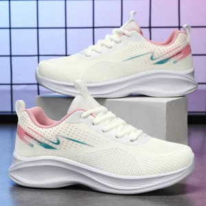 Damen Laufschuhe Sportschuhe Slip On Sneaker Strick Schuhe Freizeit Turnschuhe - Bild 1 von 27