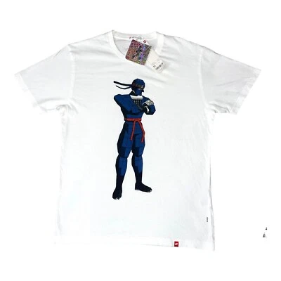 Camiseta Virtua Fighter Sega Genesis Uniqlo tamanho médio Japão exclusiva rara nova com etiquetas - Imagem 1 de 4