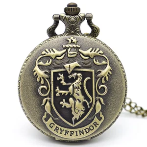 Gryffindor Harry Potter Pocket Watch Pendant Watch New - Picture 1 of 3