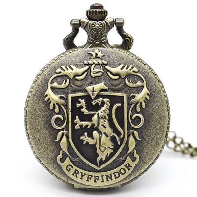 Gryffindor Harry Potter Pocket Watch Pendant Watch New - Image 1 of 3