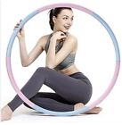 Hula Hoop Collapsible Weighted Fitness Padded Abs Exercise Gym