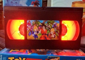 Dragon Ball Z Retro VHS Night Light, Desk Lamp, Led, Cartoon, Bedroom Lamp, Kids - Picture 1 of 12