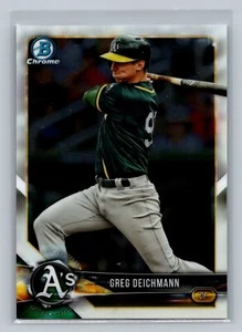 2018 Bowman Draft #BDC-138 Greg Deichmann Oakland Athletics Mint - Imagen 1 de 2