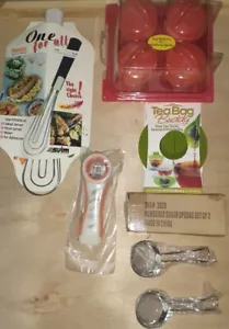 Lot/6 Kitchen Cookware Gadgets NEW Featuring One For All Server, turner, mixer - Picture 1 of 6