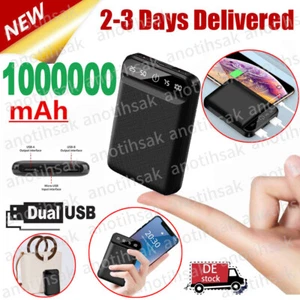 Mini cyfrowy power bank 1000000mAh przenośna zewnętrzna ładowarka do telefonu komórkowego - Zdjęcie 1 z 14