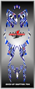 Yamaha Raptor 700R 13 and up CUSTOM GRAPHICS KIT RAGE 702 - Picture 1 of 1