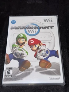 Wii Mario Kart (Nintendo Game Only 2008) Y Fold Corners MINT Sealed oop htf NEW - Picture 1 of 16