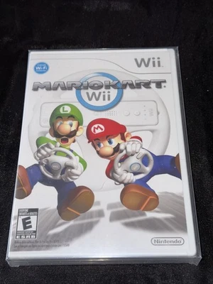 Wii Mario Kart (Nintendo Game Only 2008) Y Fold Corners MINT Sealed oop htf NEW - Image 1 of 4