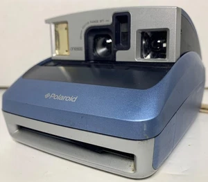 Polaroid One 600 Instant Film Blue Camera SPARES OR REPAIRS Untested - Picture 1 of 3