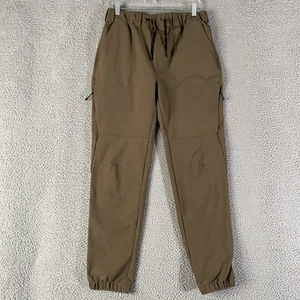 Bylt Premium Basics Jogger Pants Mens Medium Brown Drawstring Active Athleisure - Picture 1 of 11
