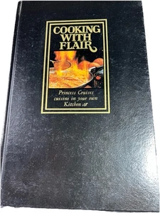 Princess Cruises Cooking With Flair Cookbook 1978 58 recipes HC VTG - Imagen 1 de 3