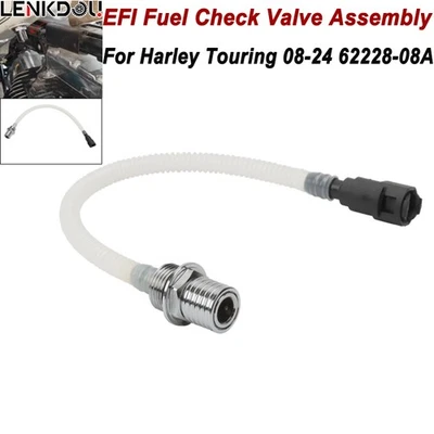 For Harley Touring CNC Fuel Check Valve Assembly Road King Street Glide 62228-08 - Image 1 of 4