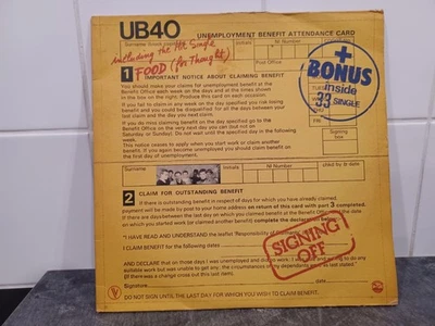UB40 Signing Off LP+12" 1980 Graduate Records White Label Reggae Dub - Photo 1/4