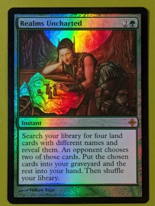 FOIL Realms Uncharted x1 Rise of the Eldrazi 1x Magic the Gathering MTG - Picture 1 of 3