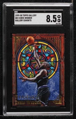 1999-00 Topps 画廊展览 Chris Webber #GE2 SGC 8.5 名堂 — 第 1/2 张图片