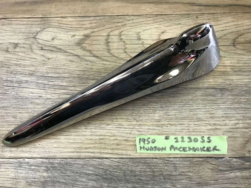 Marcapasos Hudson 1950 usado cromo capó adorno emblema 223055 Foto 1 de 4