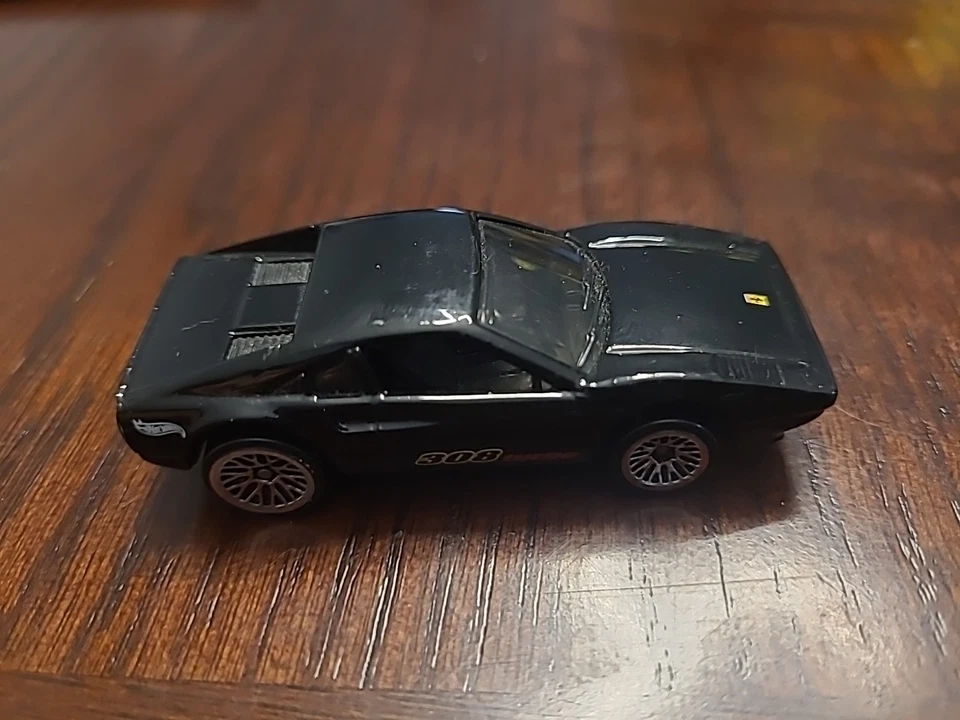Ferrari Flying Colors Race Bait 308 Turbo 1977 negro Malasia vintage Hot Wheels Foto 1 de 4