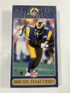 1996 St Louis Rams Team Video VHS Sealed PolyGram NFL Films Hi-Fi Stereo - Foto 1 di 6